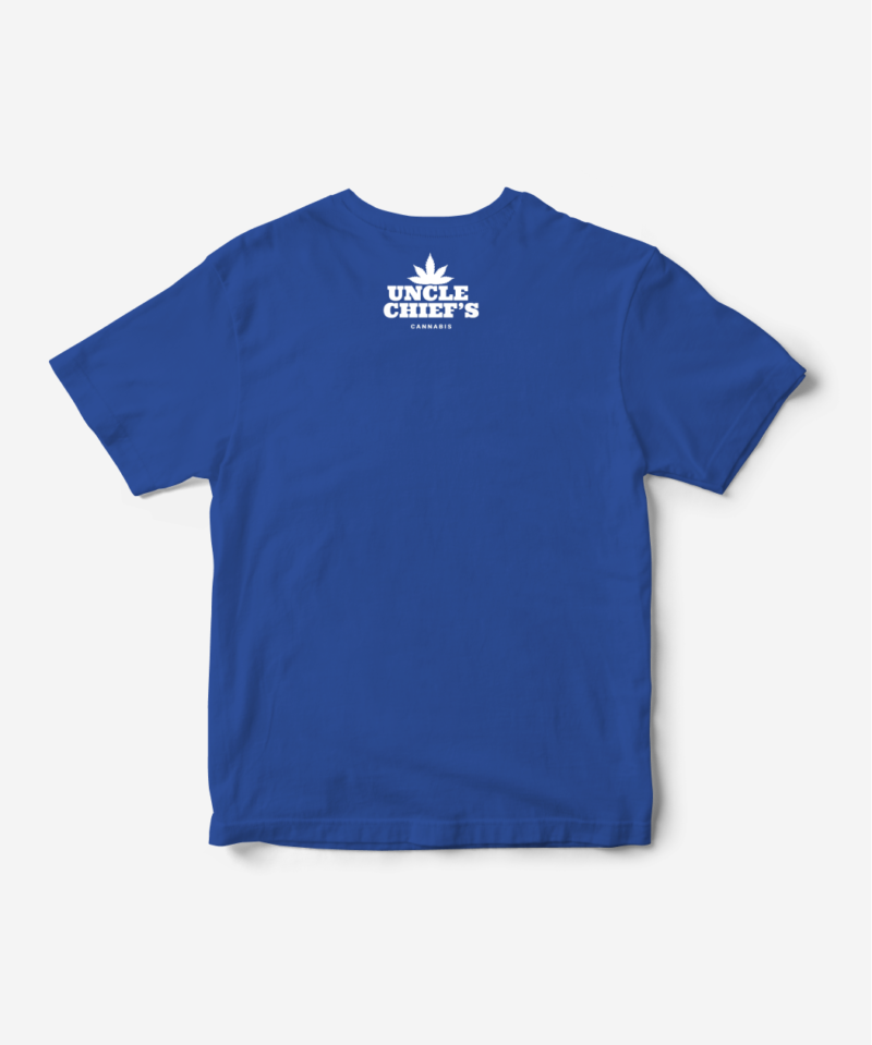 Uncle Chief's Blue T-Shirt Back