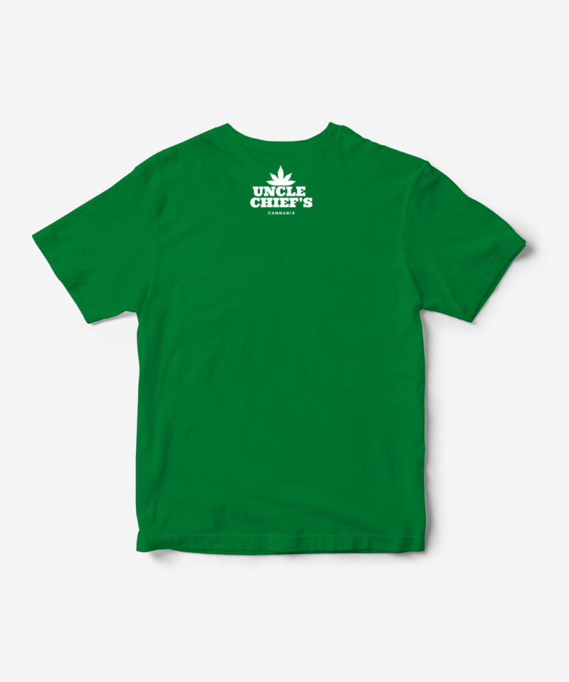 Uncle Chief's Kelly Green T-Shirt Back